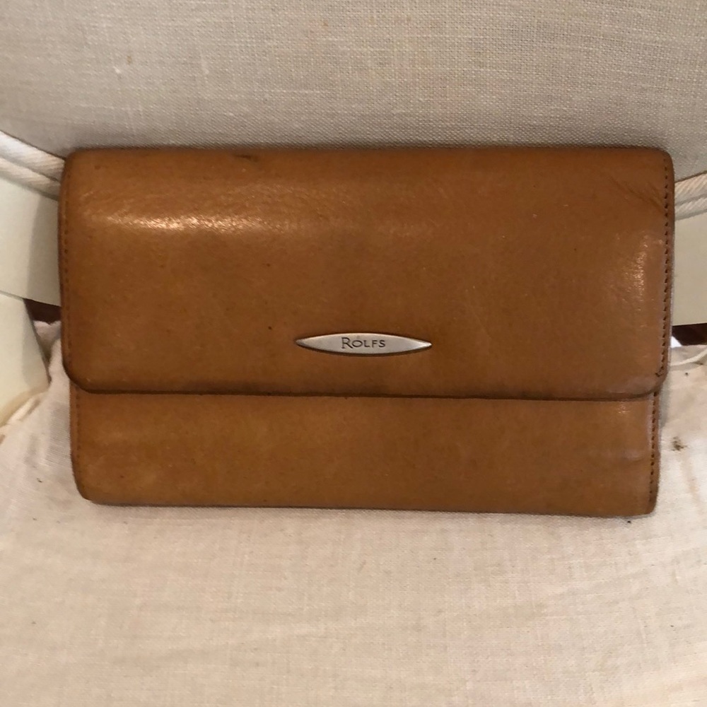 Rolf’s Trifold Brown Leather Wallet